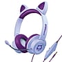 HyperGear Kombat Kitty Gaming Headset for Kids, 3.5mm, Purple (15555)~#|#~sp231306759_sc7
