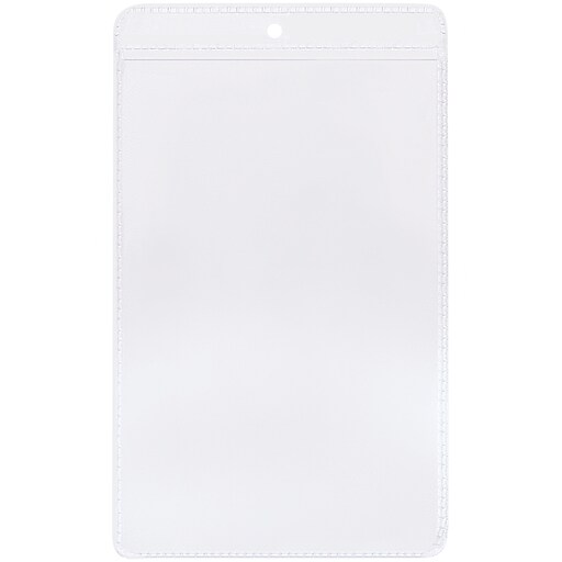 Partners Brand Vinyl Envelopes, 4" x 6", Clear, 50/Case (JTH190) Staples