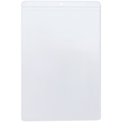 Partners Brand Vinyl Envelopes, 6" x 9", Clear, 50/Case (JTH192) Staples