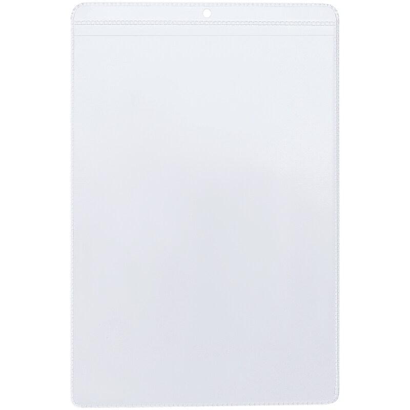 Partners Brand Vinyl Envelopes, 6" x 9", Clear, 50/Case (JTH192) image 1