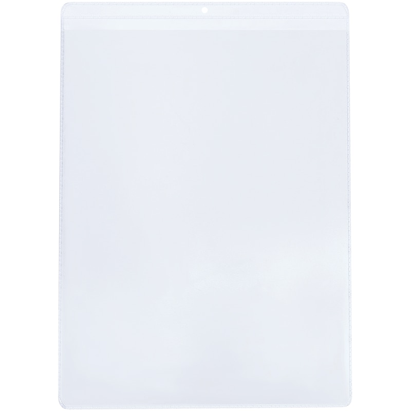 Partners Brand Vinyl Envelopes, 8 1/2" x 11", Clear, 50/Case (JTH193) image 1