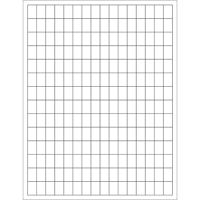 Tape Logic® White Rectangular Laser Labels, 1/2" x 3/4", White, 22400/Case (LL101) image 1