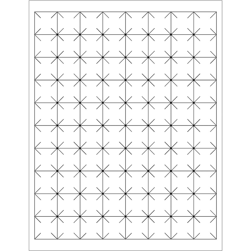 Tape Logic® Rectangular Laser Labels, 1" x 1", White, 8000/Case (LL105) image 1