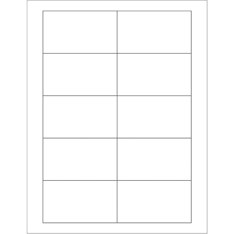 Tape Logic® Rectangular Laser Labels, 3 1/2" x 2", White, 1000/Case (LL118) image 1