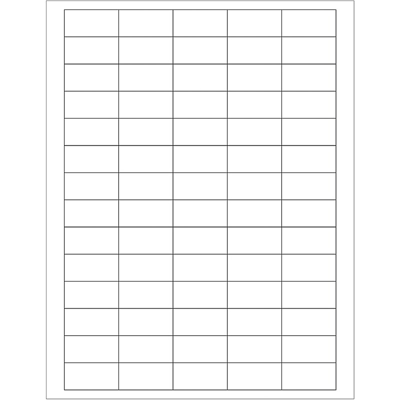 Tape Logic® Rectangular Laser Labels, 1 1/2" x 3/4", White, 7000/Case (LL160) image 1