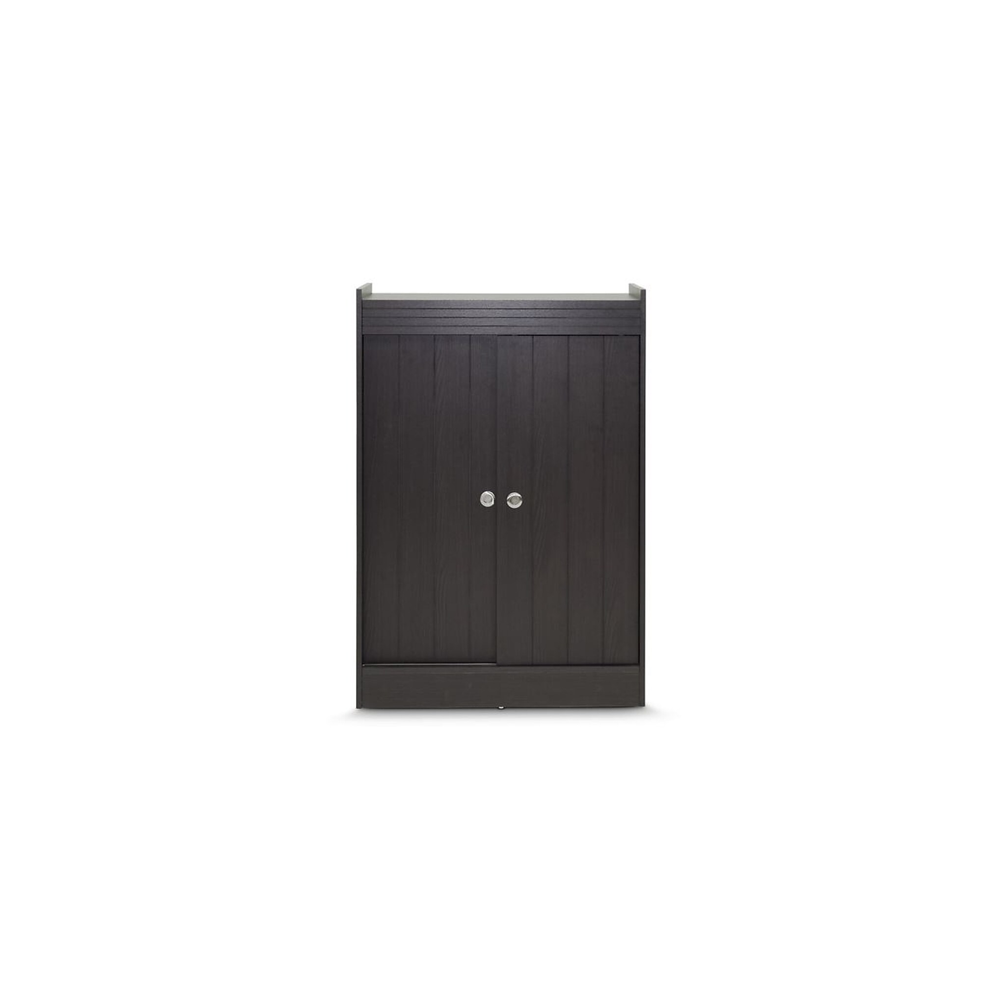 Baxton Studio Francois 45″ High Wood Shoe-Rack Cabinet with Four Shelves, Espresso (2633-5377-STPL) Sansujyuku sansujyuku.com