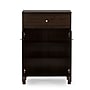 Baxton Studio Felda 35" High Wood Shoe Cabinet with Three Shelves, Dark Brown (2633-6497-STPL)~#|#~sp23138555_sc7
