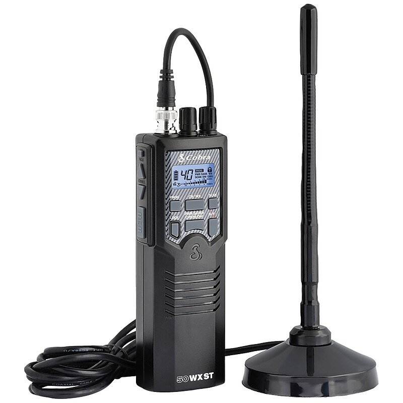 Cobra Road Trip Handheld CB Radio with Mobile Antenna (HHRT50) image 1