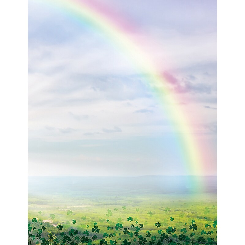 Great Papers!® Lucky Rainbow Letterhead, 8.5"H x 11"W, 80 count (2017028) image 1
