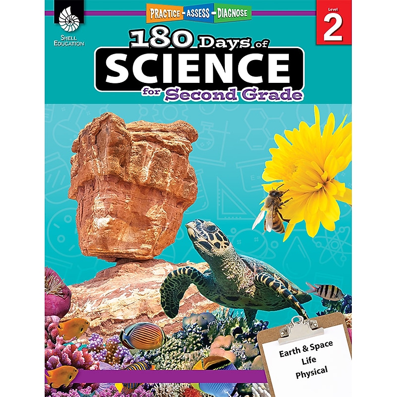 Shell Education 180 Days of Science for Second Grade Book (51408) image 1
