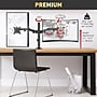 Barkan Adjustable Dual Arms, Up to 32" Monitor, Black (M142T)~#|#~sp232103319_sc7