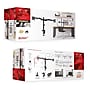 Barkan Adjustable Dual Arms, Up to 32" Monitor, Black (M142T)~#|#~sp232103320_sc7