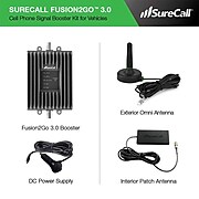 SURECALL SC-FUSION2GO3 Fusion2Go 3.0 In-Vehicle Signal Booster Kit (SCLLFUSION2GO3)