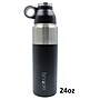 Brentwood Stainless Steel Double Wall Insulated Water Bottle, 24 oz., Black (BTWG1024BK)~#|#~sp23226676_sc7