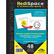 Redi Space Composition1 Subject "Notebook" 48 Sheets/Pack, 6/Packs, Asstorted (RS-48COMP)