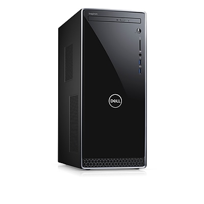 Dell Inspiron I3670-7351BLK Desktop Computer with 8th Gen Intel Core i7, 8GB RAM, 1TB with 16 GB Optane