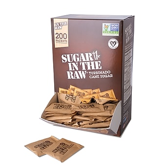 Sugar In The Raw, 200 Packets/Box (50319)