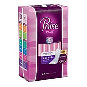 Poise Incontinence Pads, Ultimate Absorbency, Long, 27 Count (33593X)