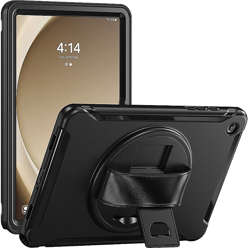 SaharaCase Protection Hand Strap Series Case for Samsung Galaxy Tab A9+, Black (TB00356) image 1