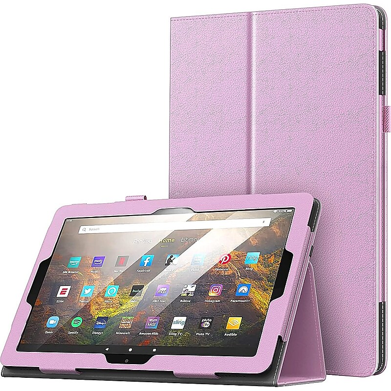 SaharaCase Bi-Fold Folio Case for Amazon Fire HD 10 (2023), Rose Pink (TB00364) image 1