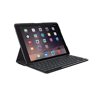 Logitech Slim Folio with integrated Bluetooth keyboard for iPad 9.7 inch (2017), Black (920-009017)