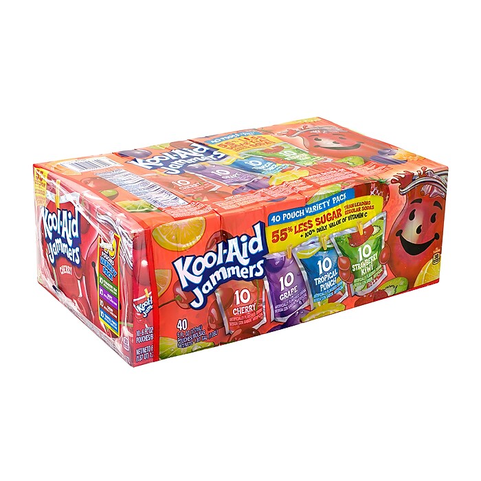 Kool-Aid Jammers Variety Juice Pack, 6 oz., 40/Pack (220-00775