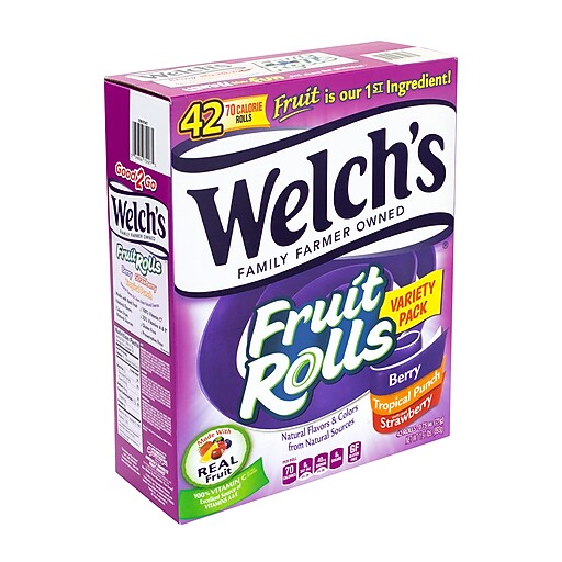 Shop Staples for WELCH'S Fruit Rolls Fruit Snacks Variety Pack, 0.75 oz