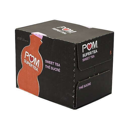 POM Antioxidant Super Tea Pomegranate Sweet Tea, 12 oz, 6 Count (307