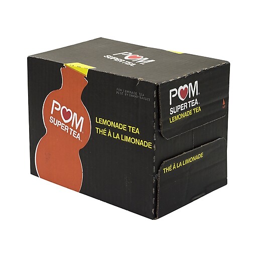 POM Antioxidant Super Tea Pomegranate Lemonade Tea, 12 oz, 6 Count (307