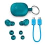 JLab JBuds Mini Wireless Noise Canceling Earbuds, Bluetooth, Aqua (EBJBMINIRAQUA124)~#|#~sp233466355_sc7