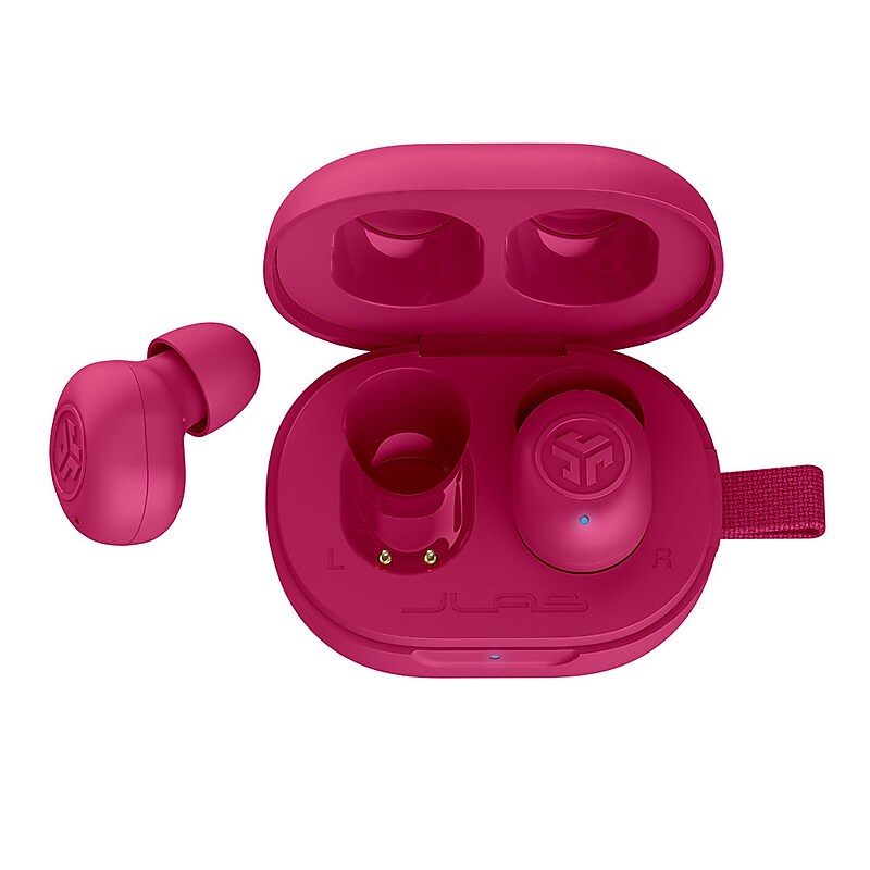 Jlab JBuds Mini Wireless Noise Canceling Earbuds, Bluetooth, Pink (EBJBMINIRPNK124) image 1