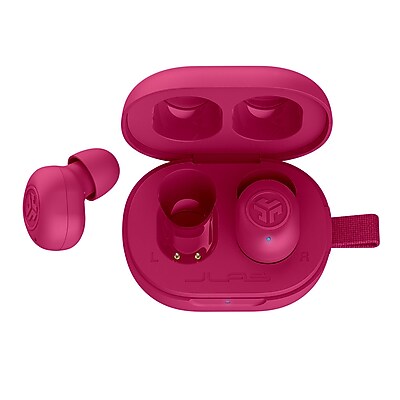 JLab JBuds Mini Wireless Noise Canceling Earbuds, Bluetooth, Pink (EBJBMINIRPNK124) Sansujyuku sansujyuku.com