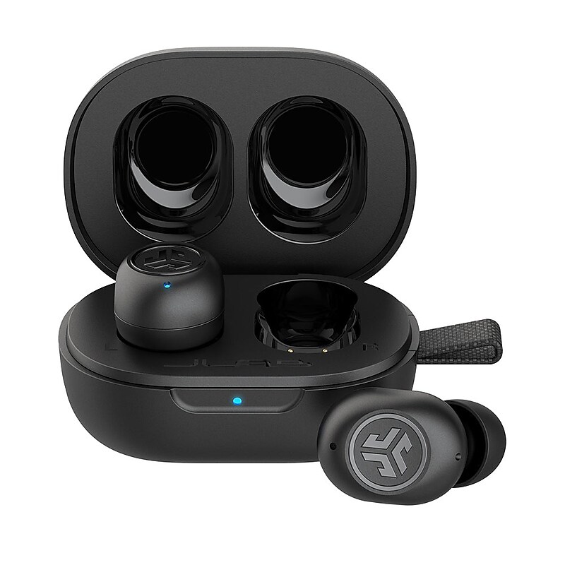 JLab JBuds Mini Wireless Noise Canceling Earbuds, Bluetooth, Black (EBJBMINIRBLK124) image 1