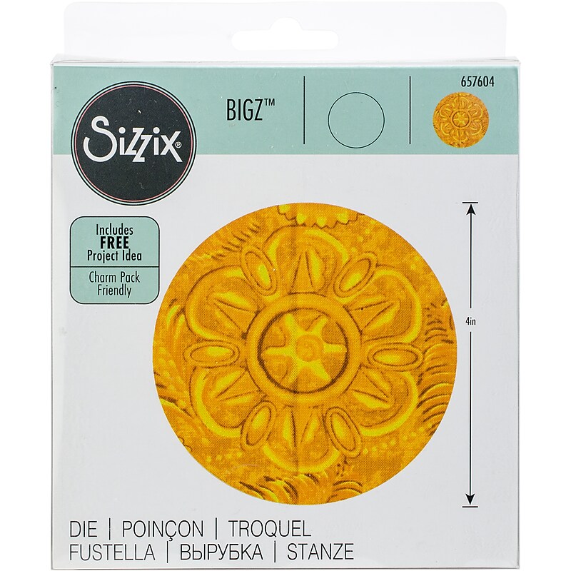 Sizzix Circle 4" Sizzix Bigz Dies Fabi Edition (657604) image 1