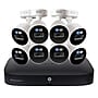 Lorex Fusion 4K 8.0-MP 20-Camera-Capable 2-TB DVR System with 8 Wired Smart Deterrence Cameras, White (D863A62B-8DA8)~#|#~sp233837255_sc7