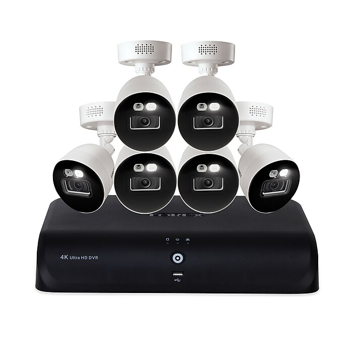 Luxe Max 2点セット Lorex Fusion 4K 8.0-MP 12-Camera-Capable 2-TB DVR System with 6