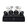 Lorex Fusion 4K 8.0-MP 12-Camera-Capable 2-TB DVR System with 4 Wired Smart Deterrence Cameras, White (D881A82B-8DA4-E)~#|#~sp233837267_sc7