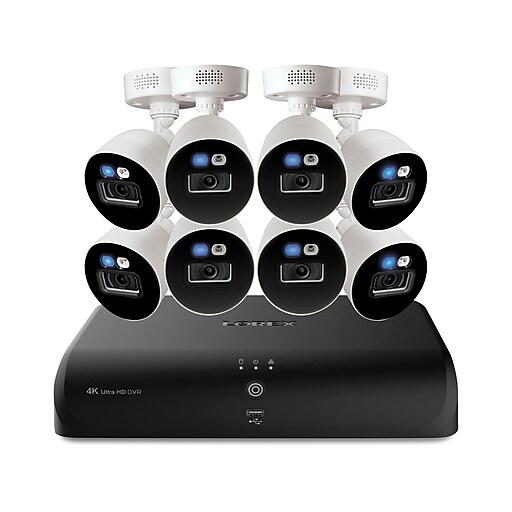 Lorex Fusion 4K 8.0MP 12CameraCapable 2TB DVR System with 8 Wired