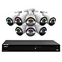 Lorex Fusion 4K 8.0-MP 16-Camera-Capable 4-TB NVR System with 8 IP Smart-Deterrence Bullet Cameras, White (N864A64B-8AB8)~#|#~sp233837301_sc7