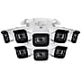 Lorex Fusion 4K 8.0-MP 16-Camera-Capable 4-TB NVR System with 8 IP Bullet Cameras, White (N864A64B-8CA8)~#|#~sp233837311_sc7