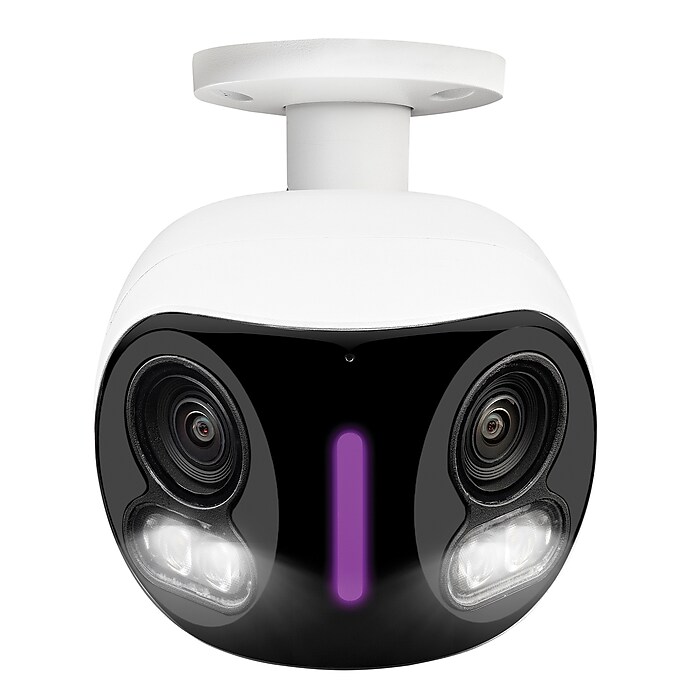 Lorex Wi-Fi 4K Dual-Lens Smart Security Camera with Smart Security