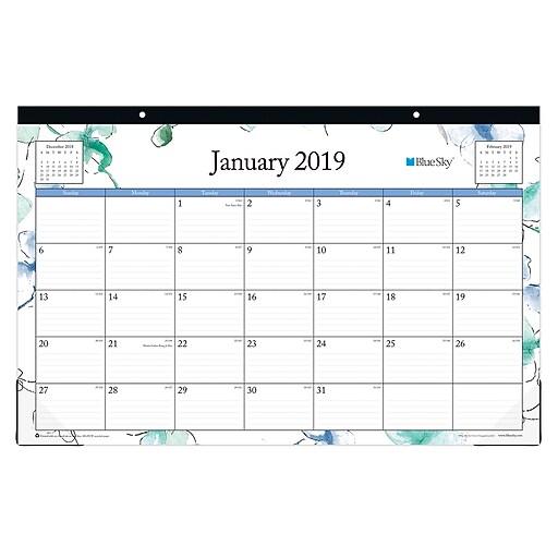 Shop Staples For 2019 Blue Sky Desk Pad BS Lindley 17 H X 11 W RY 