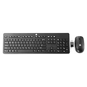 HP Business Slim Refurbished Wireless Keyboard and Mouse Combo, Black (N3R88AA#ABA)