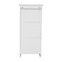 Flash Furniture Vega 34" Bathroom Storage Cabinet Organizer with 3 Shelves, White (FSVEGABATH3WH)~#|#~sp234124831_sc7