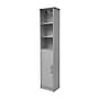 Flash Furniture Vega 70" Linen Tower Storage Cabinet with 5 Shelves, Gray (FSVEGABATH2GY)~#|#~sp234124849_sc7