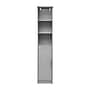 Flash Furniture Vega 70" Linen Tower Storage Cabinet with 5 Shelves, Gray (FSVEGABATH2GY)~#|#~sp234124862_sc7