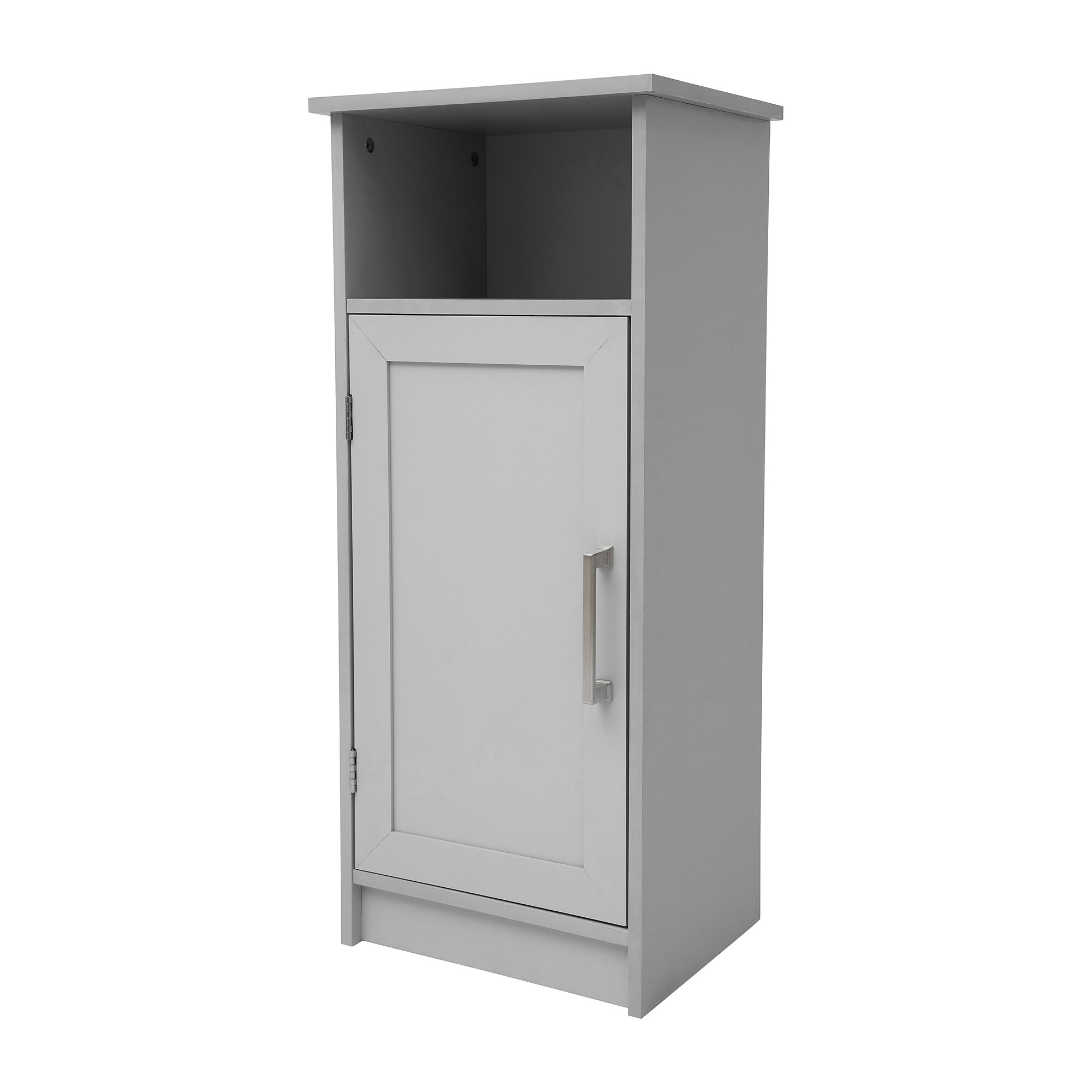 Flash Furniture Vega 34″ Bathroom Storage Cabinet Organizer with 3 Shelves, Gray (FSVEGABATH3GY) Sansujyuku sansujyuku.com