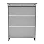 Flash Furniture Vega 31.5" Bathroom Storage Cabinet Organizer with 3 Shelves, Gray (FSVEGABATH4GY)~#|#~sp234125092_sc7