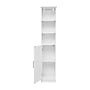 Flash Furniture Vega 70" Linen Tower Storage Cabinet with 5 Shelves, White (FSVEGABATH2WH)~#|#~sp234125108_sc7