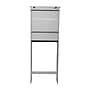 Flash Furniture Vega 66.25" Over the Toilet Storage Cabinet Organizer with 3 Shelves, Gray (FSVEGABATH1GY)~#|#~sp234125140_sc7